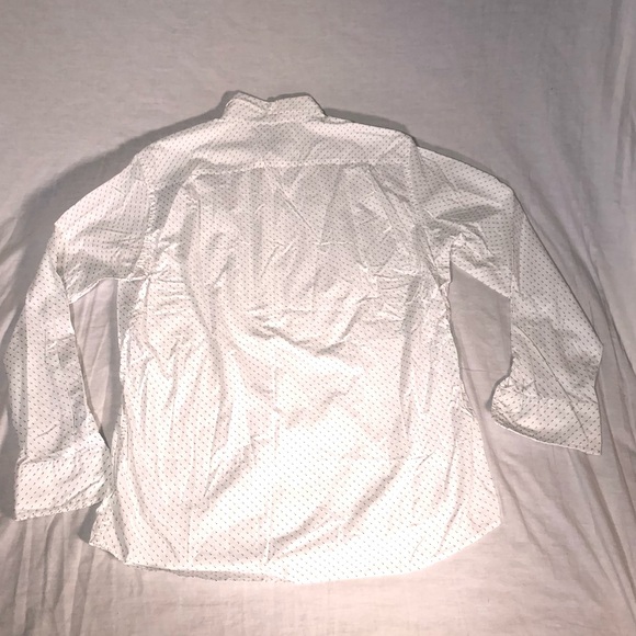 Men’s Sonoma Polka Dot LS Casual Button Up Shirt L - Picture 3 of 5